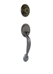 Kwikset Handleset Single Cylinder Dakota Satin Nickel Door New Box. Fixed Price $50.00.