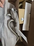 Schlage Camelot Satin Nickel Outside Handleset/deadbolt F58CAM619. Fixed Price $69.99.