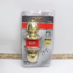 Defiant Brandywine Polished Brass Keyed Entry Door Knob. Fixed Price $8.39.