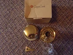 Copper Creek Heritage Knob Polished Brass Single HK4090PB. Fixed Price $11.99.