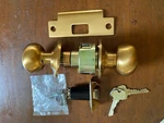 Sargent Keyed Entry Door Knob Lock Satin Bronze New. Fixed Price $30.00.