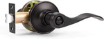 Keyless Wave Style Privacy Door Lever Oil Rubbed Bronze Finish. Fixed Price $41.95.
