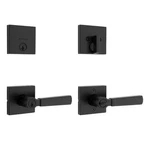 Kwikset 99910-091 Entry Handle Single Cylinder Deadbolt Combo Pack. Fixed Price $64.00.