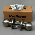 Kwikset Polo Privacy Door Lock 300P 6AL V1 1-7/8" Dia Satin Nickel 93001-915. Fixed Price $9.00.