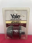 Vintage Yale Fortitude Collection Single Cylinder Deadbolt. Fixed Price $14.99.