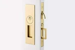 Sleek Flat Black Keyed Pocket Door Mortise - Modern Narrow Design. Fixed Price $396.99.