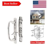 Easy-install Satin Nickel Mortise Sliding Patio Door Handle Set. Fixed Price $256.99.