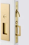 Emtek 2155US4134 Modern Rectangular 7-1/4 Inch Privacy Mortise Pocket Door Lock. Fixed Price $175.00.