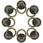 Murtenze 12 Pieces Antique Bronze Drawer Ring Pulls, Vintage Decorative Handles,. Fixed Price $24.18.
