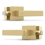 Privacy Door - 1 Pack Interior Reversible Gold Handle, Heavy Duty.... Fixed Price $56.37.