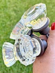 Vtg Clear Crystal 12-POINT Door Knobs SET/4 2" House Restorations. Fixed Price $89.99.
