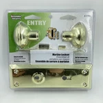 Defender Security E-2293 Hardened Steel Polished Brass Mortise Lock Set Interior. Fixed Price $19.99.