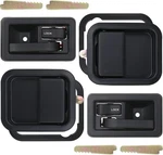 Exterior & Interior Door Handles W/keepers Jeep Wrangler Yj Tj 1991-2002. Fixed Price $44.66.
