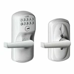 Schlage FE595 626 Plymouth Keypad Entry & Flex-lock In Elan Style Lever. Fixed Price $63.00.