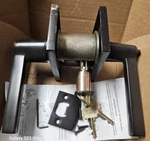 Emtek 5123HLOUS10BLH Helios Left Hand Single Cylinder Entry Lever - Oil Rubbed. Fixed Price $130.00.