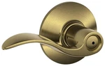 Schlage F40-ACC Brass Accent Privacy Door Lever Set. Fixed Price $69.00.