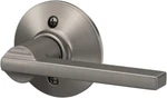 New Schlage Latitude Non-turning One-sided Dummy Door Lever Satin Chrome F170LAT. Fixed Price $11.16.