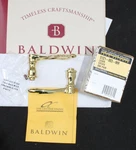 Baldwin Estate 5121-003-MR Privacy Door Lever Handle Pair Lifetime Polish Brass. Fixed Price $69.99.