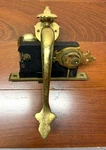 Vintage Russwin Mortise Door Hardware Brass Lock Handle/knob. Fixed Price $119.00.
