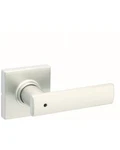 Kwikset Breton Door Lever Square Privacy Lock 300BRNLSQT-15 Satin Nickel. Fixed Price $13.08.