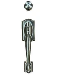 Schlage, F58 619, Camelot, Exterior, Handleset, Deadbolt, Satin Nickel. Fixed Price $65.99.