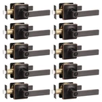 Gobekor 10 Pack Privacy Door Lever Oil Rubbed Bronze Keyless Bedroom Bath. Fixed Price $209.99.