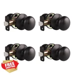 Probrico Passage Door Knobs 4 Pack Oil Rubbed Bronze Lock Hallway. Fixed Price $73.99.