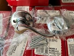 5-PC- Kwikset Saxton Interior Pack Door Lever 604 SNL-RH-26- Chrome. Fixed Price $57.00.