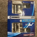 Brinks Heavy Duty Wave Lever Satin Nickel Interior Locking Bed & Bath 2713-119. Fixed Price $18.00.