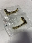Baldwin 5121003MR Estate Lever Pair, No Rosettes, Polished Brass (lock Sold Sepa. Fixed Price $206.99.