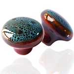 Perphin Vintage Blue Cabinet Knobs 10 Pack Glazed SMALL(33 Mm),. Fixed Price $21.46.