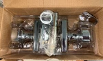 Kwikset Pismo Square Polished Chrome Bed/bath Door KNOB-730PSK Sqt 26 6AL Rcs. Fixed Price $21.00.