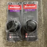 2 X Kwikset Inactive Dummy Knobs Juno Matte Black 97880-669 New,. Fixed Price $17.50.
