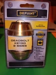 Defiant Deadbolt Keyed Sides - 154 725. Fixed Price $10.00.