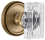 Grandeur Geoccr Prv 238 Cs Carre Crystal Solid Brass Privacy Door -. Fixed Price $286.50.