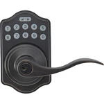 Amazon Basics Keypad Deadbolt Lock With Handle Set Oil Rubbed Bronze Front Door. Fixed Price $54.99.
