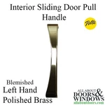 Pella Sliding Door Handle Left Interior Pull Blemished. Fixed Price $194.00.