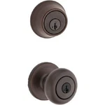 6-KWIKSET Cove Venetian Bronze Combo Deadbolt & Door Knob Project Kit W/smartkey. Fixed Price $498.27.