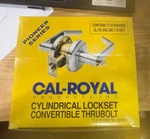 Cal-royal SL80 Exit Lock US26D Finish "c" Pin Keyway. Fixed Price $36.29.