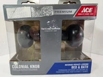 Ace Hardware Colonial Knob Entry Door Oil Rubbed Bronze 3957VB 5366398. Fixed Price $9.98.
