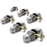 Copper Creek Passage Interior Door Knob Ansi 6 Pack, Satin Stainless. Fixed Price $69.03.