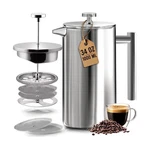 Utopia Kitchen 304 Grade Stainless Steel French Press Coffee Ma... Usa Fast Ship. Fixed Price $34.62.