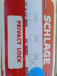 Schlage A40S Geo 610. Fixed Price $45.00.