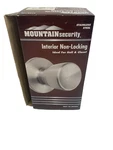 Mountain Security Interior Non- Locking Tulip Knob Stainless Steel Door. Fixed Price $16.99.