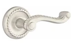 Emtek 810RLUS15 Rope Designer Brass Passage Leverset Satin Nickel - Read. Fixed Price $85.00.