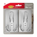 3M 17038N2ES X-large Triple Hooks, Metal, Satin Nickel, 10 Lb. Fixed Price $32.81.