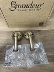 Grandeur 807751 Newport Solid Brass Rose Dummy Door Lever Set - Read. Fixed Price $59.49.