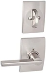 Schlage F94LAT619CEN Lock Company Latitude Lever Dummy Interior Pack With Deadbo. Fixed Price $81.43.