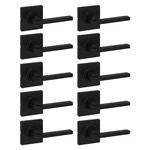 Kwikset Casey Interior Door Handle Lever For Closet 10 Pack Passage Matte Black. Fixed Price $361.59.