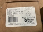 Kwikset 98160-003 Smartkey Satin Chrome Deadbolt Ctl Single Cylinder. Fixed Price $19.99.